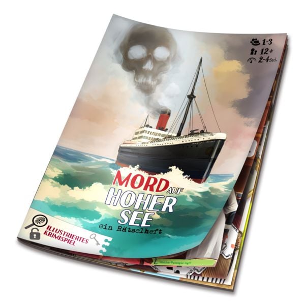 Produktbild: Mord auf hoher See - ein R&auml;tselheft von Cluehound