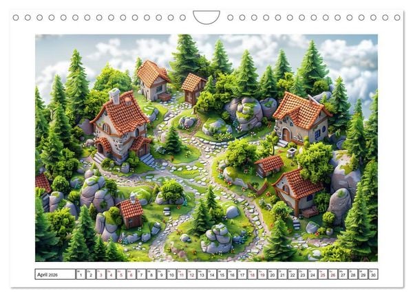 Produktbild: Mit den Augen spazieren gehen (Wandkalender 2026 DIN A4 quer), CALVENDO Monatskalender