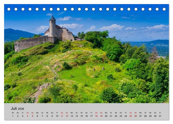 Produktbild: Streifzug durch Savoyen (Tischkalender 2026 DIN A5 quer), CALVENDO Monatskalender