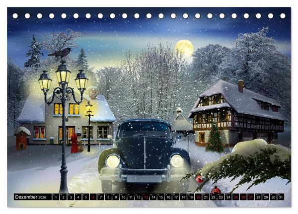 Produktbild: Mystische Vollmondn&auml;chte (Tischkalender 2026 DIN A5 quer), CALVENDO Monatskalender