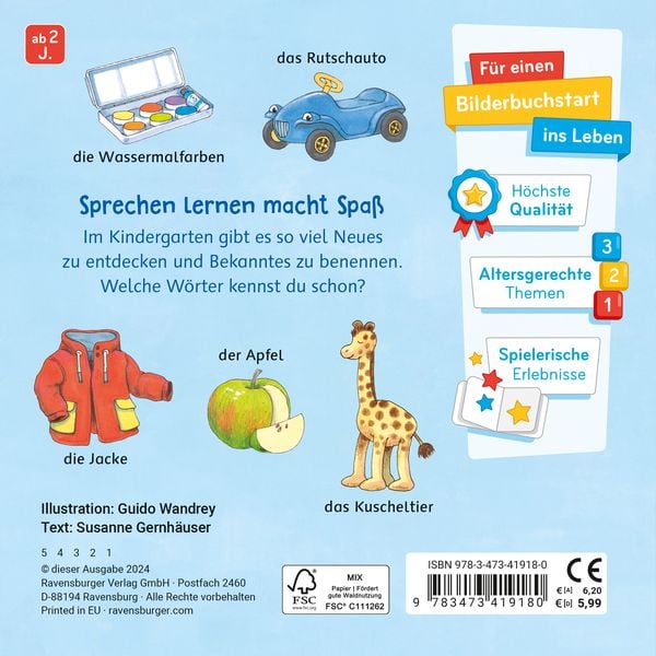 Produktbild: Mein Bilder-W&ouml;rterbuch: Im Kindergarten