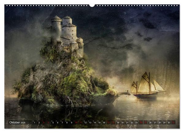 Produktbild: Willkommen im Reich der Fantasie (Wandkalender 2026 DIN A2 quer), CALVENDO Monatskalender