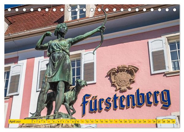 Produktbild: Donaueschingen (Tischkalender 2027 DIN A5 quer), CALVENDO Monatskalender