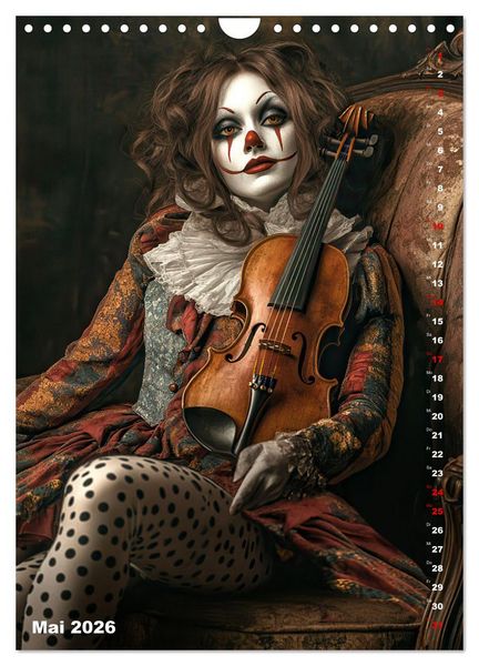 Produktbild: Clowngeschichten - Eine besondere Welt (Wandkalender 2026 DIN A4 hoch), CALVENDO Monatskalender