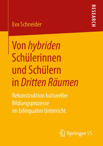 Von hybriden Schülerinnen und Schülern in Dritten Räumen, Taschenbuch von Eva Schneider, Springer Fachmedien Wiesbaden GmbH, 9783658211851