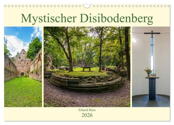 Mystischer Disibodenberg (Wandkalender 2026 DIN A3 quer), CALVENDO Monatskalender