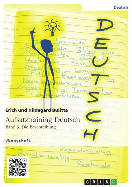 Produktbild: Aufsatztraining Deutsch - Band 3: Die Beschreibung
