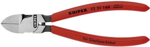 Produktbild: Knipex 72 51 160 Werkstatt Seitenschneider ohne Facette 160mm