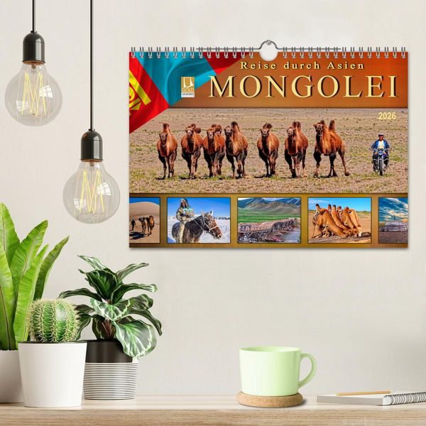 Produktbild: Reise durch Asien - Mongolei (Wandkalender 2026 DIN A4 quer), CALVENDO Monatskalender