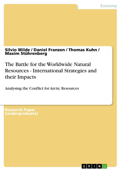 Produktbild: The Battle for the Worldwide Natural Resources - International Strategies and their Impacts