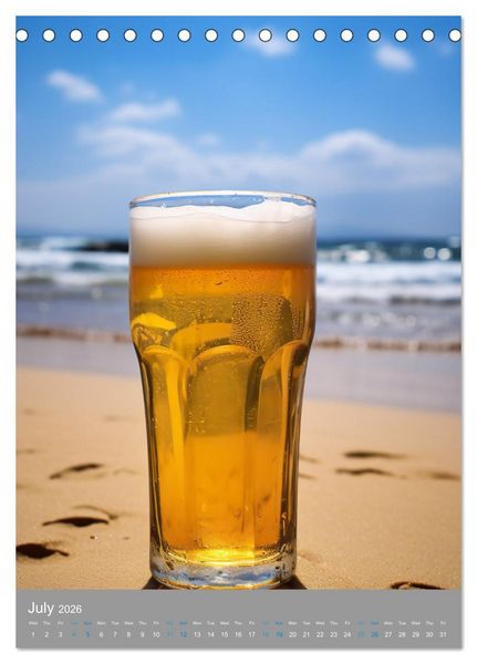 Produktbild: Beer (Desk Calendar 2026 DIN A5 portrait), CALVENDO 12 Month DeskCalendar
