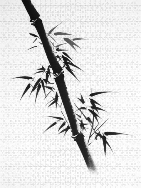 Produktbild: CALVENDO Puzzle Bambuszweig | 1000 Teile Lege-Gr&ouml;&szlig;e 64x48cm Foto-Puzzle f&uuml;r gl&uuml;ckliche Stunden