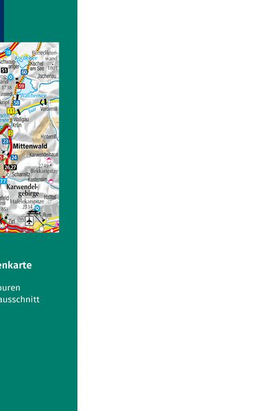 Produktbild: KOMPASS Wanderf&uuml;hrer Zugspitze, Werdenfelser Land, 60 Touren mit Extra-Tourenkarte