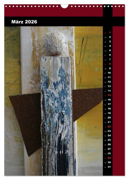 Produktbild: Farbenfrohe Engel (Wandkalender 2026 DIN A3 hoch), CALVENDO Monatskalender