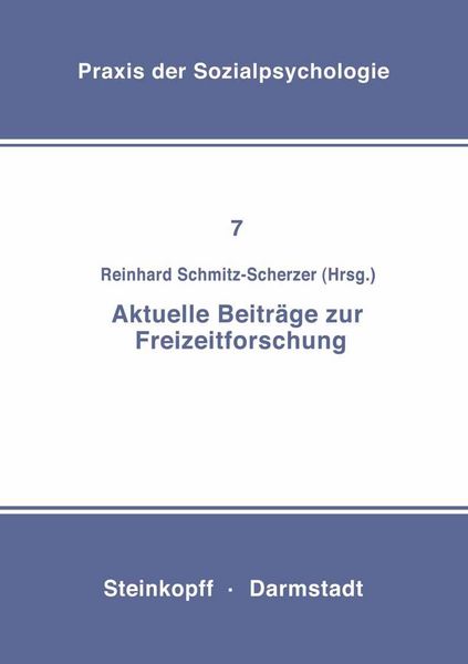 Produktbild: Aktuelle Beitr&auml;ge zur Freizeitforschung