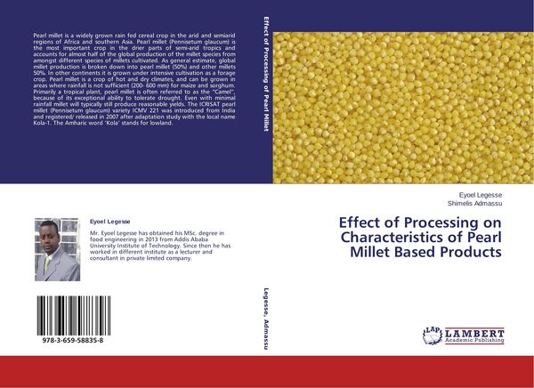 Produktbild: Effect of Processing on Characteristics of Pearl Millet Based Products