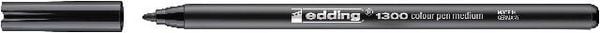 Produktbild: edding 1300 Fasermaler medium schwarz