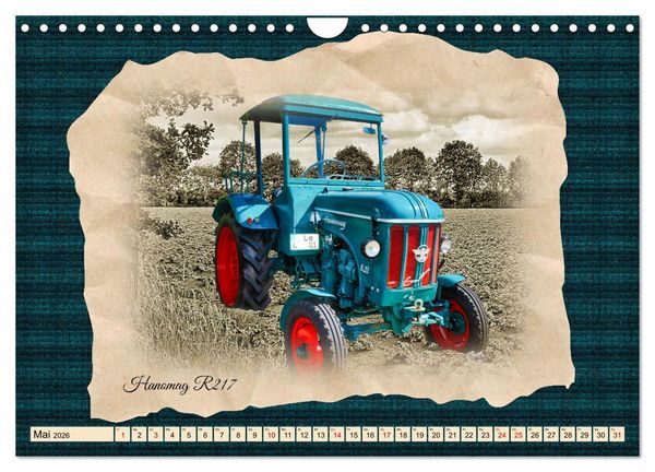 Produktbild: Hanomag Schlepper (Wandkalender 2026 DIN A4 quer), CALVENDO Monatskalender