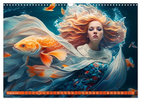 Produktbild: Unterwasser Experiment (Wandkalender 2026 DIN A3 quer), CALVENDO Monatskalender