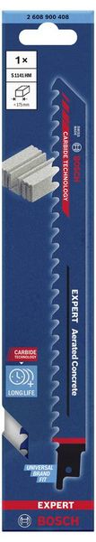 Produktbild: Bosch Accessories 2608900408 EXPERT &lsquo;Aerated Concrete&rsquo; S 1141 HM S&auml;bels&auml;geblatt, 1&nbsp;St&uuml;ck S&auml;geblatt-L&auml;nge 225 mm 1 St.