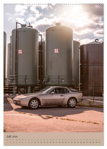 Produktbild: Porsche 944 - Fine Art (Wandkalender 2026 DIN A2 hoch), CALVENDO Monatskalender