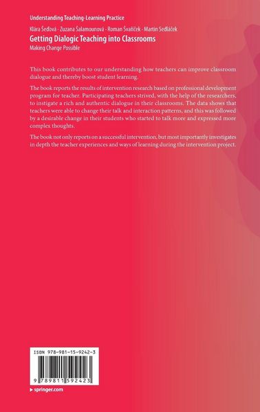 Produktbild: Getting Dialogic Teaching into Classrooms