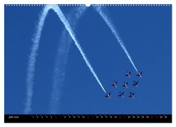 Produktbild: Arabesques dans le ciel de France (Calendrier mural 2026 DIN A2 vertical) calendrier de bureau