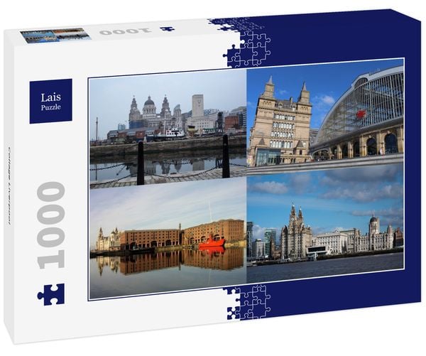 Produktbild: Lais Puzzle Collage Liverpool 1000 Teile