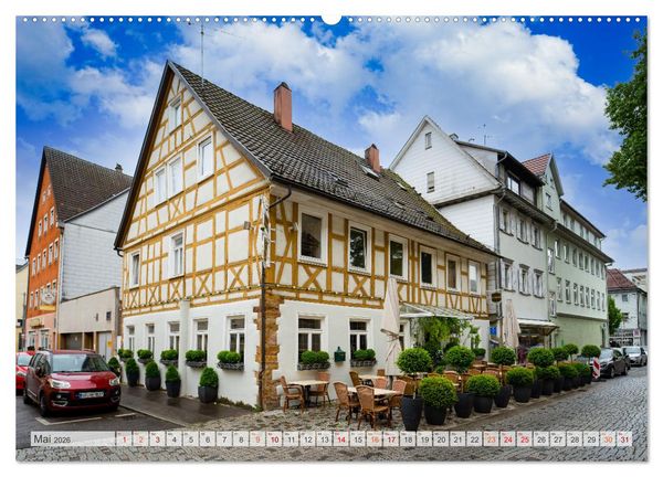 Produktbild: G&ouml;ppingen Impressionen (Wandkalender 2026 DIN A2 quer), CALVENDO Monatskalender