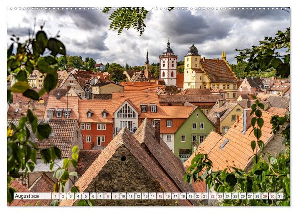Produktbild: Landkreis Kitzingen (hochwertiger Premium Wandkalender 2026 DIN A2 quer), Kunstdruck in Hochglanz