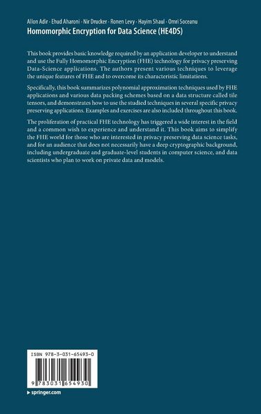 Produktbild: Homomorphic Encryption for Data Science (HE4DS)
