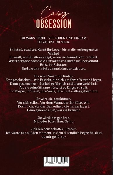 Produktbild: Cains Obsession - Er ist mein Schatten