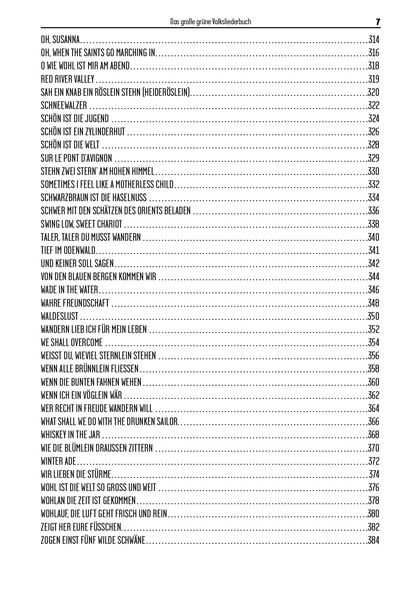 Produktbild: Das gro&szlig;e gr&uuml;ne Volksliederbuch Gitarre