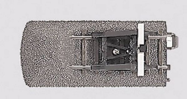 Produktbild: M&auml;rklin H0 C-Gleis (mit Bettung) 24978 Gleisende mit Prellbock 77.5mm 1St.
