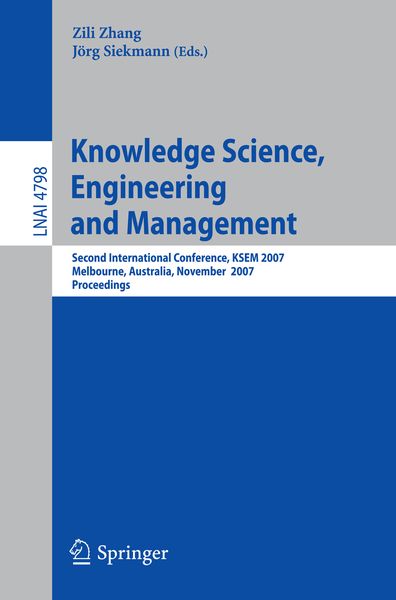 Produktbild: Knowledge Science, Engineering and Management