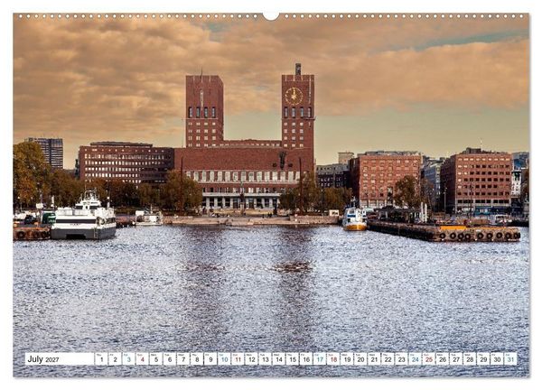 Produktbild: Oslo and the Oslofjord (Wall Calendar 2027 DIN A2 landscape), CALVENDO 12 Month Wall Calendar