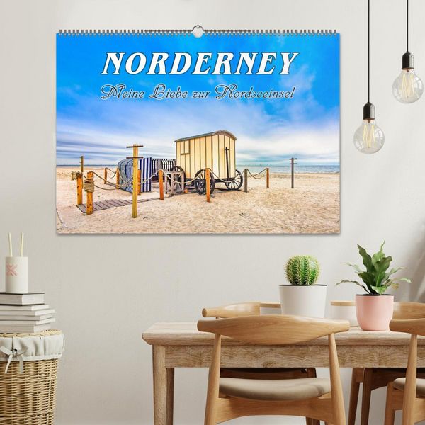 Produktbild: NORDERNEY - Meine Liebe zur Nordseeinsel (Wandkalender 2026 DIN A2 quer), CALVENDO Monatskalender