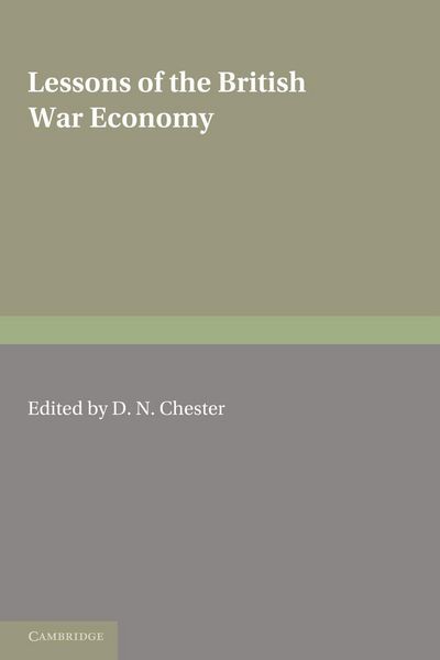 Produktbild: Lessons of the British War Economy