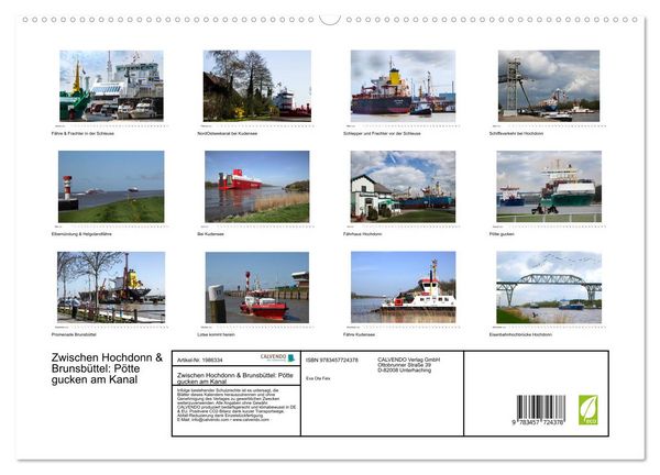 Produktbild: Zwischen Hochdonn & Brunsb&uuml;ttel: P&ouml;tte gucken am Kanal (hochwertiger Premium Wandkalender 2026 DIN A2 quer), Kunstdruck in Hochglanz