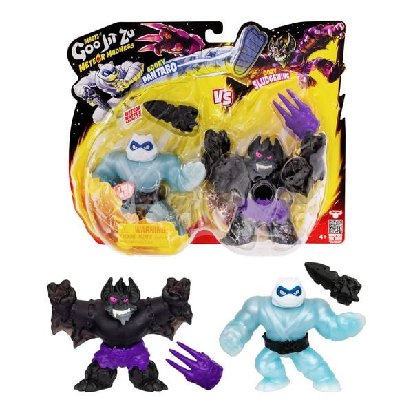 HEROES of Goo Jit Zu Spielfiguren Meteor Madness Pantaro vs. Sludgewing