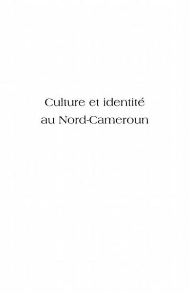 Produktbild: Culture et identite au Nord-Cameroun