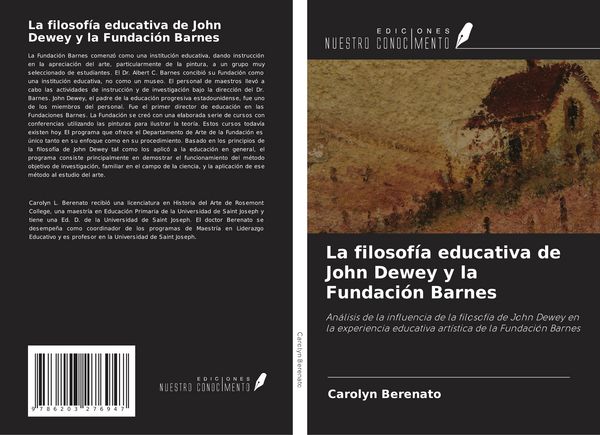 Produktbild: La filosof&iacute;a educativa de John Dewey y la Fundaci&oacute;n Barnes