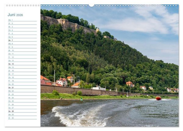 Produktbild: Lebensadern - Elbsandstein (Wandkalender 2026 DIN A2 quer), CALVENDO Monatskalender