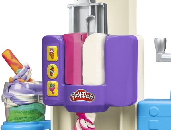 Produktbild: Hasbro G00285L0 - Play-Doh Bunte Regenbogen Eismaschine, Knete-Spielset