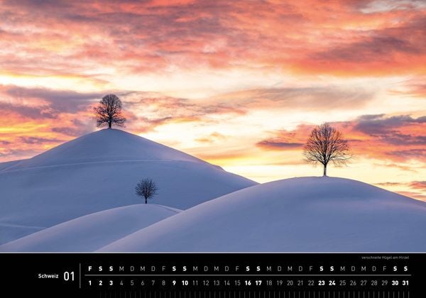 Produktbild: Schweiz Premiumkalender 2027