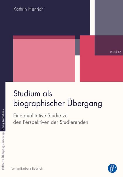 Produktbild: Studium als biographischer &Uuml;bergang