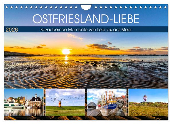 Produktbild: OSTFRIESLAND-LIEBE (Wandkalender 2026 DIN A4 quer), CALVENDO Monatskalender