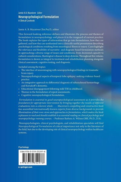 Produktbild: Neuropsychological Formulation