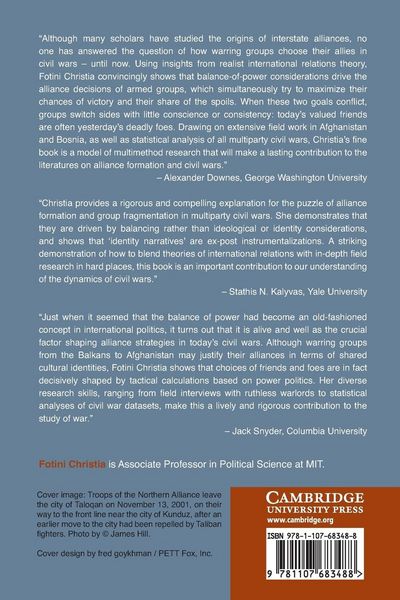 Produktbild: Alliance Formation in Civil Wars. Fotini Christia, Massachusetts Institute of Technology