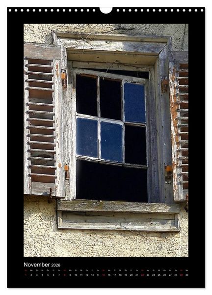 Produktbild: Die Faszination alter Fenster und T&uuml;ren (Wandkalender 2026 DIN A3 hoch), CALVENDO Monatskalender